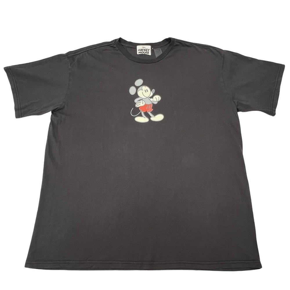 Disney Tee Mickey Mouse Genuine Mousewear Cotton T-Shirt Contemporary Black XXL